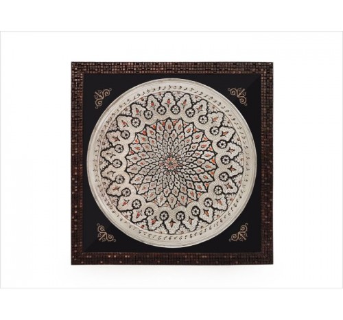 قاب بشقاب قلم زنی اصفهان قطر ۳۰ سانتی